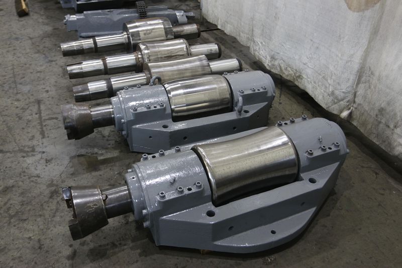 3-1/2" MEECO MODEL HD2 2-ROLL ROTARY BAR STRAIGHTENER: STOCK #10457