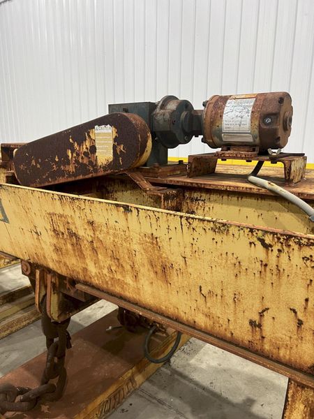 53 TON (107,500 LBS) BUSHMAN MODEL #MT420 TELESCOPING MAGNETIC LIFTING SPREADER BEAM  W/ OHIO MA
