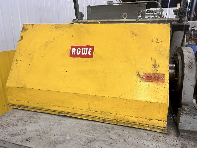 40" X 12,000 LBS X .110" ROWE COIL REEL, CAR, & STRAIGHTENER FEED LINE: STOCK #21627