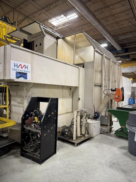 Used, 6" Giddings & Lewis CNC Table Type Horizontal Boring Mill