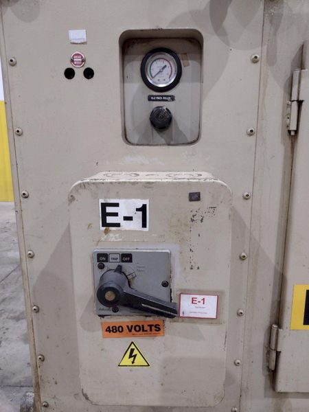 15" X .125" AIDA MODEL #LFS-40R STRAIGHTENER & SERVO COIL STRIP FEEDER: STOCK #20565