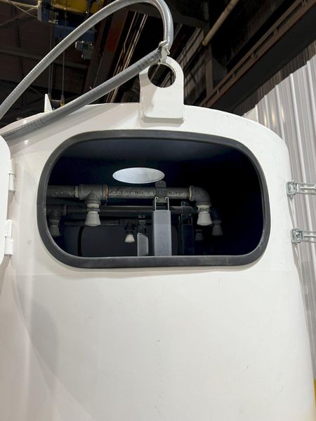40 HP x 4 STATION CLEAN AIR TECHNOLOGIES / EUROVAC INDUSTRIAL TRANSIT & BUS CENTRAL VACUUM SYSTE