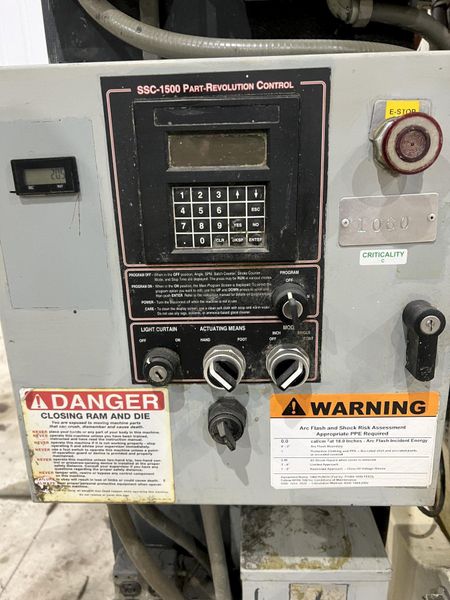 32 TON MINSTER MODEL #4 OBI PRESS, 3" STROKE: STOCK #20189
