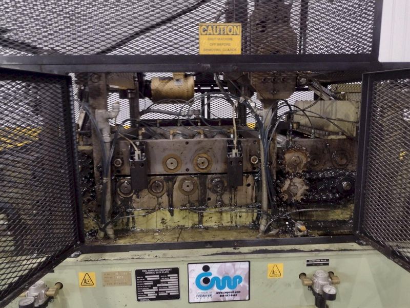 18” X .175”  CWP MODEL #SFAC4-20 SPACE-SAVER AUTOMATIC DOUBLE END SERVO COIL FEED LINE: STOCK #2