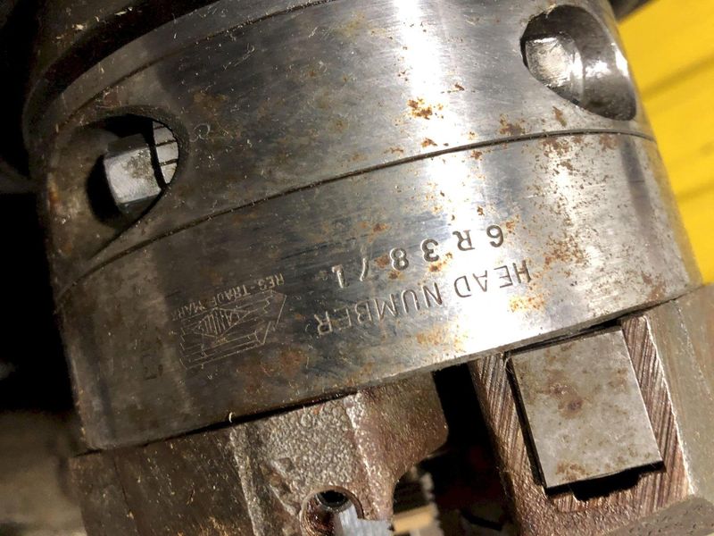 1/2" LANDIS THREADER FOR PIPE W/ 6R HEAD: STOCK #19067