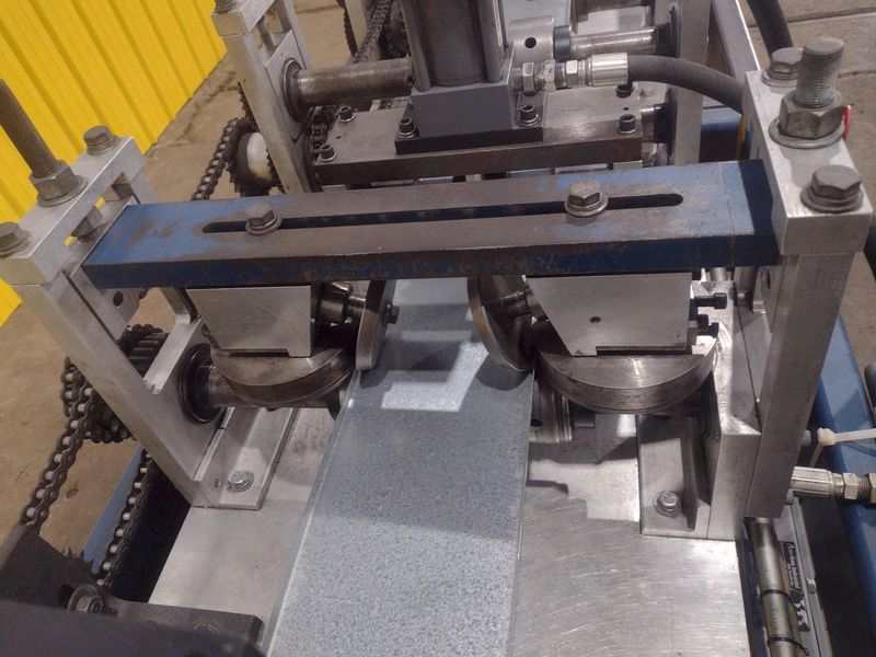 12 STAND X 10" KNUDSON MODEL #KS-2468 STUD & TRACK FRAMING ROLLFORMER, WITH AMS CONTROLS: STOCK