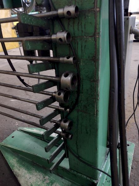4-1/8" X 48" CARSON MODEL CHP-1H TUBE END PUNCH FORMING MACHINE: STOCK 17891