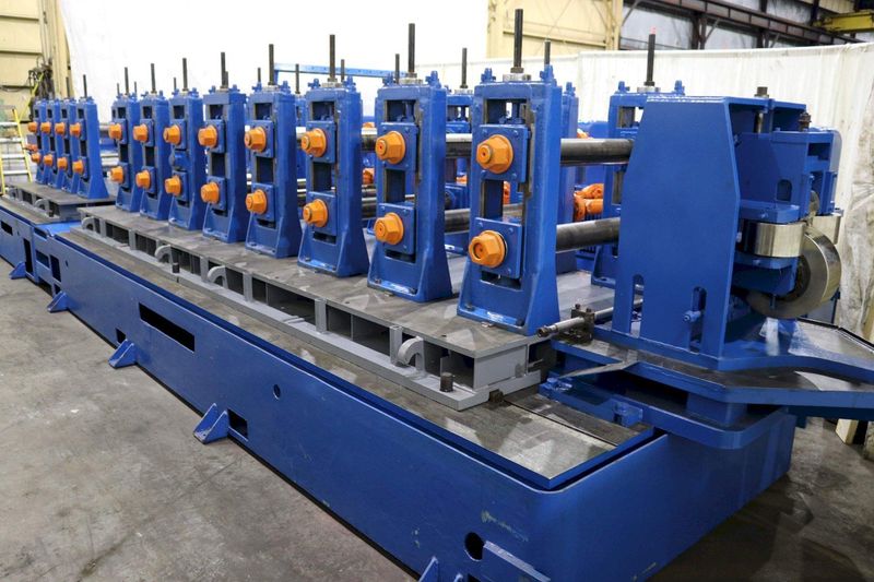 12 STAND X 4-1/2" X 32" YODER W35 RAFTED ROLLFORMER LINE: STOCK #10523