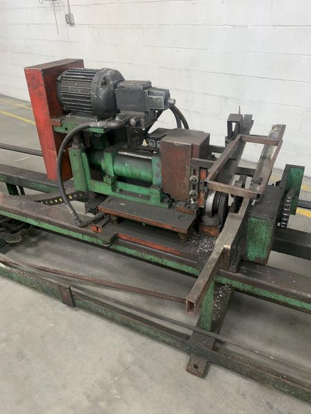 2" X 10' LEMONT MODEL 54557M DOUBLE END TUBE DE-DIMPLER: STOCK #11894