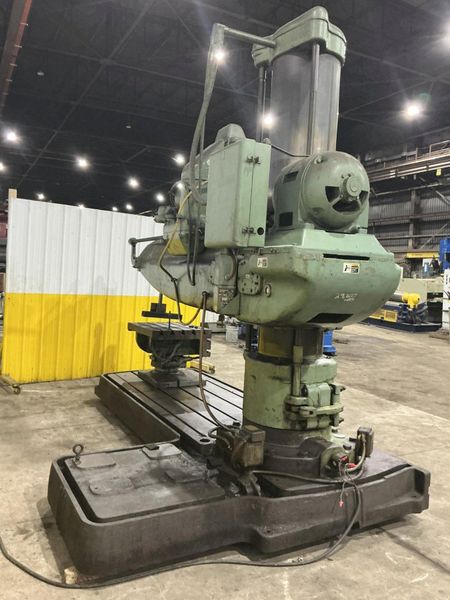 8' X 19" CINCINNATI BICKFORD MODEL #6E RADIAL DRILL: STOCK #18554
