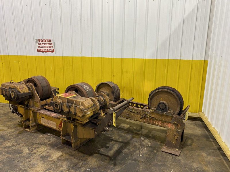 60 TON WELDWIRE MODEL #WER-60  POWERED TANK TURNING ROLLS WITH IDLER: STOCK #16907