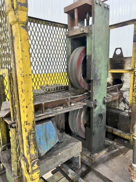 500 kw AMERICAN INDUCTION HEATING 2 COIL BILLIT HEATING SYSTEM, WITH FEEDER & CONTROLS: STOCK #2