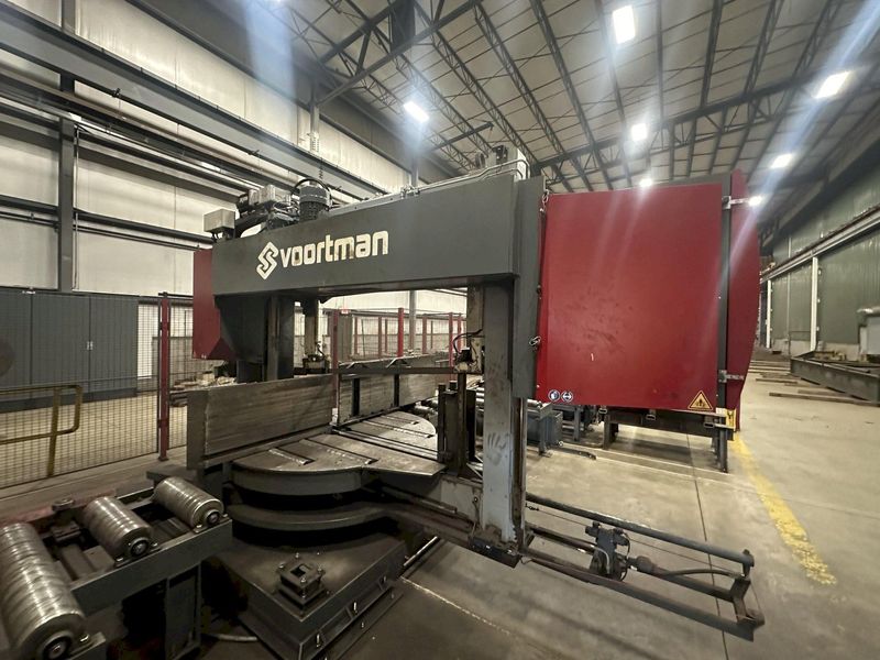 41" X 18" VOORTMAN BEAM LINE, VB1050 SAW,  V630DRILL & V808 PLASMA COPER ROBOT, NEW 2016: STOCK