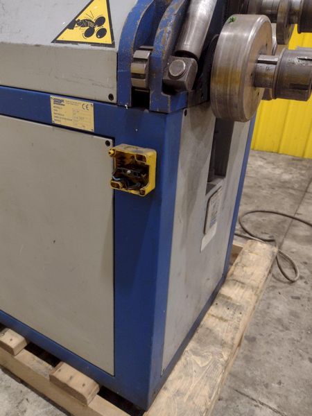 2" x 2" x 3/8" TAURING MODEL #SAF DS60 HYDRAULIC ANGLE ROLL BENDER, NEW 2003: STOCK #22814