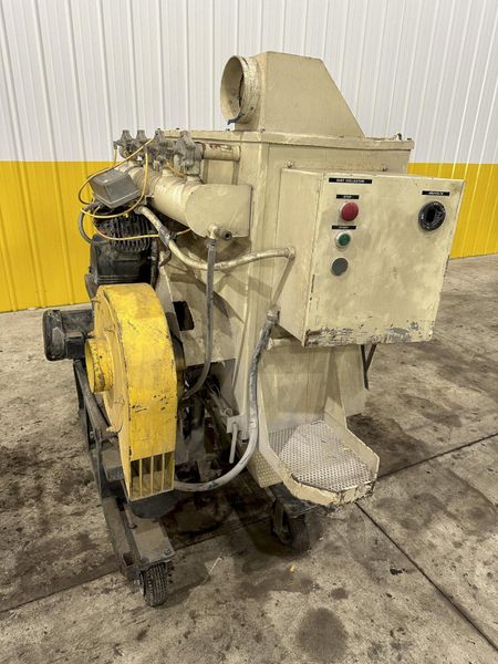 13" WIDE X 15 HP GOFF MODEL #15E13 PORTABLE SURFACE & FLOOR SHOT BLASTER & DUST COLLECTOR: STOCK