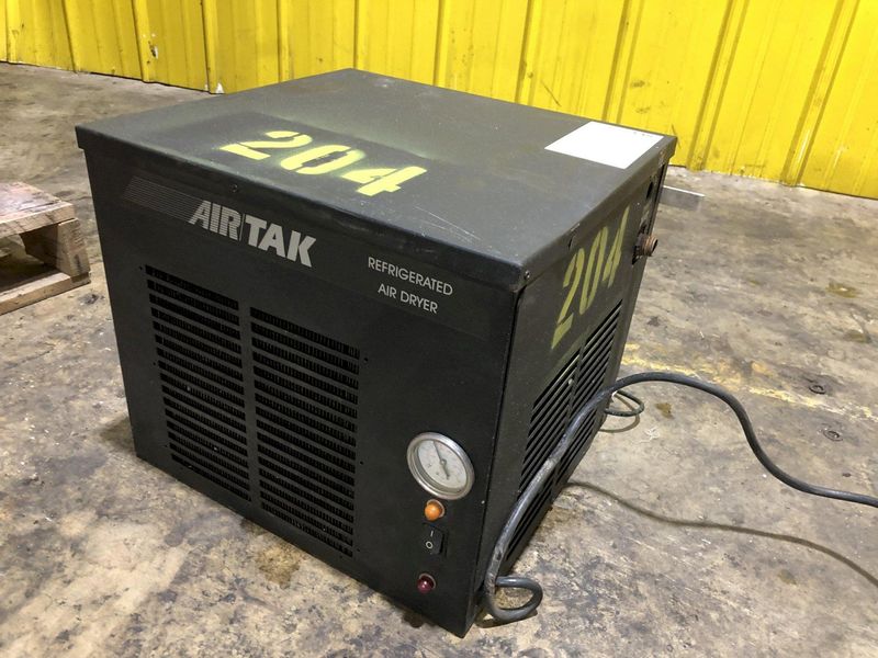7.5 HP DEVAIR MODEL #TASV-5052-S 175 PSI VERTICAL AIR COMPRESSOR WITH AIR TAK 20 SCFM AIR DRYER: