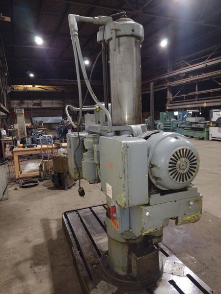 4' X 11" CARLTON MODEL #1A RADIAL ARM DRILL PRESS: STOCK #18320