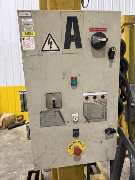 (4) 15 TON SEFAC MODEL #M120BF2000 MOBILE RAIL CAR LOCOMOTIVE COLUMN JACK LIFTS, 120,000 LBS TOT