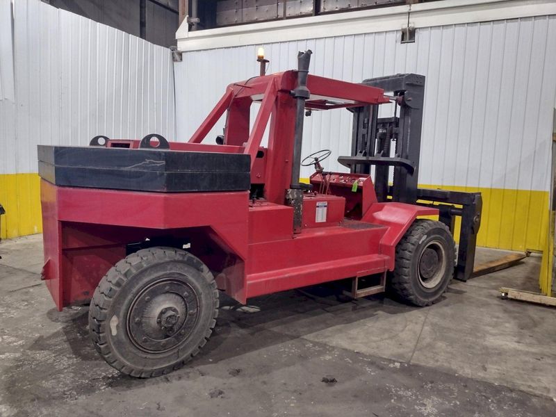50,000 LB CAPACITY TAYLOR (EAGLE FRAME) MODEL #YS DETROIT DIESEL HEAVY DUTY FORKLIFT: STOCK #181