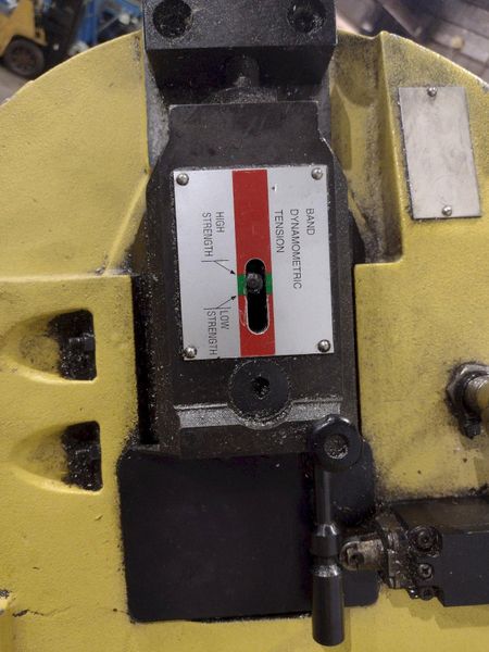 10" x 12" FMB JUPITER AUTOMATIC 60 DEGREE MITRE HORIZONTAL BANDSAW 1998: STOCK #23631