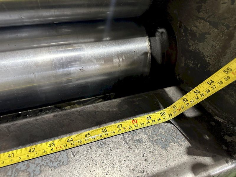 48" X 14 GAUGE AUTOMATIC FEED MODEL 13-32-48 13 ROLL STRAIGHTENER LEVELER: STOCK 19766