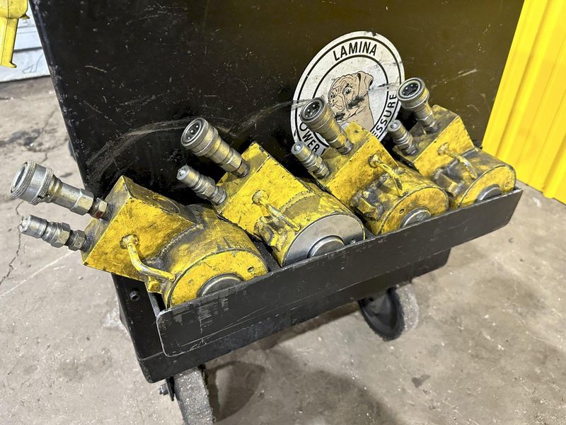 80,000 LBS ANCHOR-LAMINA 4-CYLINDER PORTABLE HYDRAULIC DIE SETTING & SEPARATING SYSTEM: STOCK #1