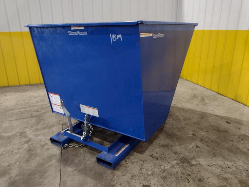 1 YARD X 6,000 LBS VESTIL MODEL #D-HOP-100-HD SELF DUMPING HOPPER: STOCK #22490