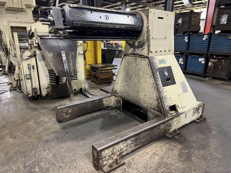 24,000 lbs. x 32" Width Minster Coil Reel and Minster Powered Straightener,  Model#MRH20-38S & M