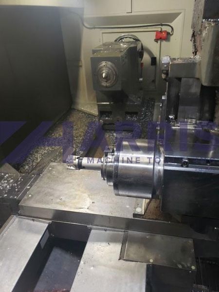Used, 48" x 78" Geminis Model GT5 G2 - Flat Bed CNC Lathe with Y Axis