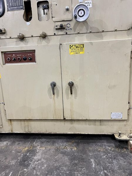 15" X .125" AIDA MODEL #LFS-40R STRAIGHTENER & SERVO COIL STRIP FEEDER: STOCK #20562