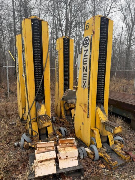 (4)  ZENEX CORPORATION MODEL RTS-3000 PORTABLE ELECTRIC POWER VEHICLE LIFT JACKS: STOCK #17222