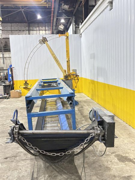 15 HP L&M EQUIPMENT MODEL #HMPC-7-24 CROSS CUT BUNDLE TRAVELING ARCH WOOD BUNDLE SAW WITH CONVEY