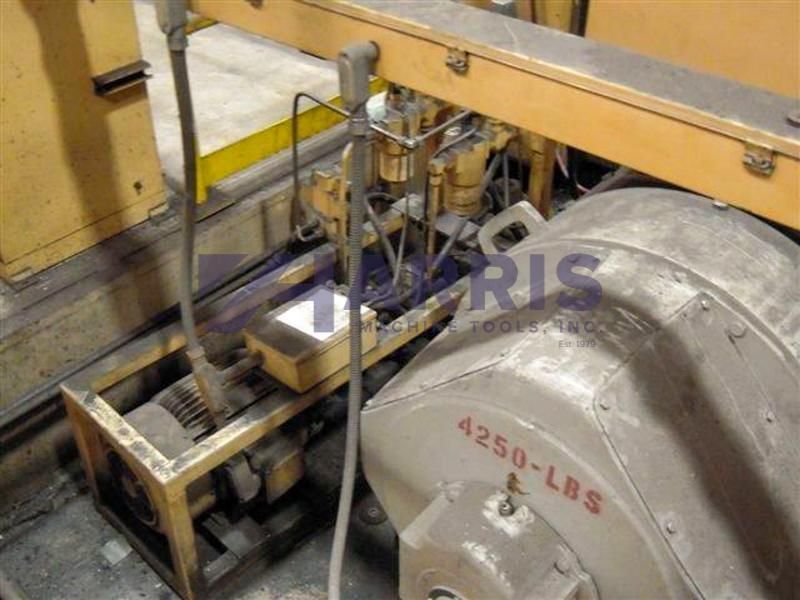 124" Bullard Dyn-au-tape 2 Axis CNC Vertical Boring Mill with Fanuc 15TT Control