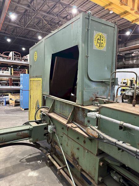 12" X 6" GALLAND HENNING MODEL #12DC DUAL COMPRESSION METAL SCRAP BALER: STOCK #21846