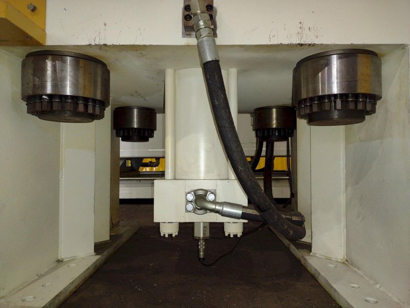 200 TON AMD 4-POST TIE-ROD FRAME HEAVY DUTY HYDRAULIC PRESS & MULTI-PRESSURE HYDRAULIC UNIT: STO