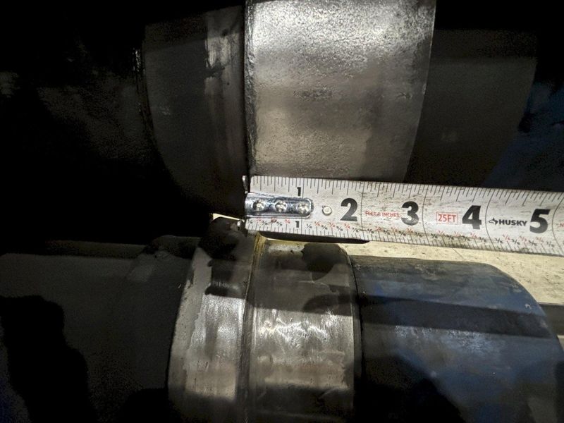 3/8" REED WEBB MODEL #M4 OFFSET FORMING ROLLS W/ SUPPORT TANK ROLLS: STOCK #22060
