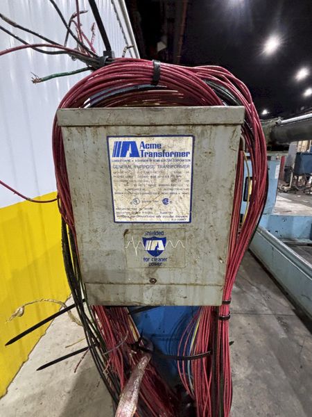 20,000 LBS X 60" ASC MODEL 20/25W DOUBLE END MOTORIZED COIL REEL UNCOILER WITH ASC 30M COIL CAR: