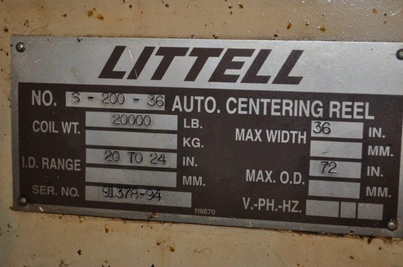 20,000 LB x 24" x .110" LITTELL SERVO FEED LINE