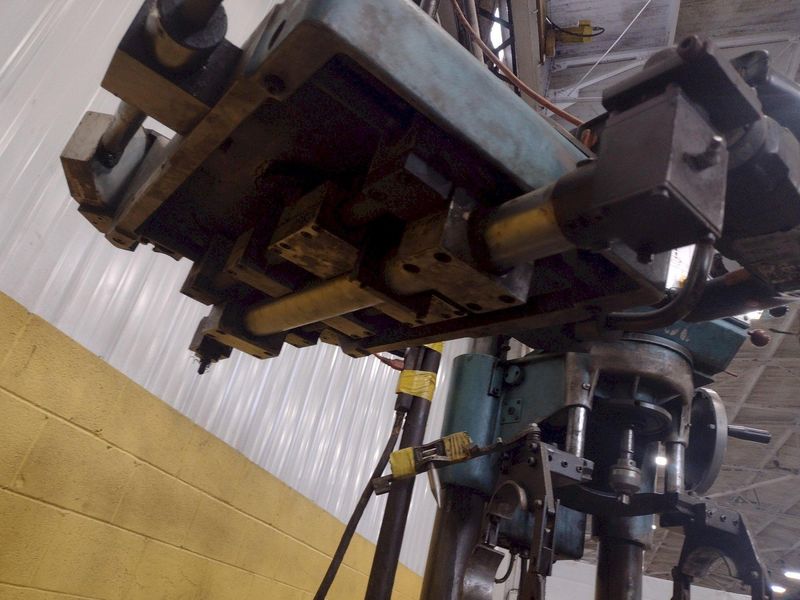 6-3/4" T-DRILL MODEL #T-150 PIPE COLLARING MACHINE WITH T-DRILL EC-150 END PROCESSING ATTACHMENT