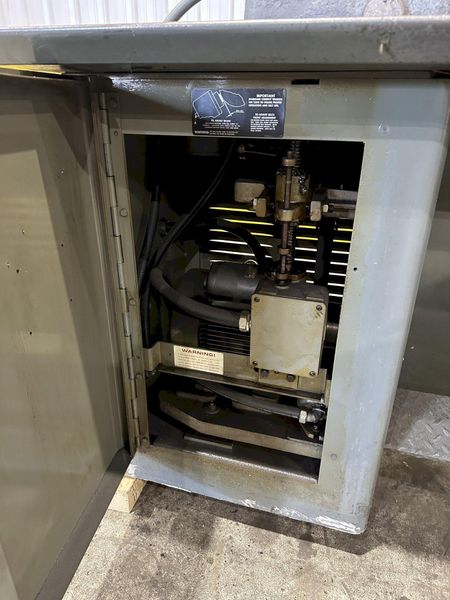 9" X 28" HARDINGE DV-59 LATHE WITH THEMAC ID GRINDER SPINDLE : STOCK #22733