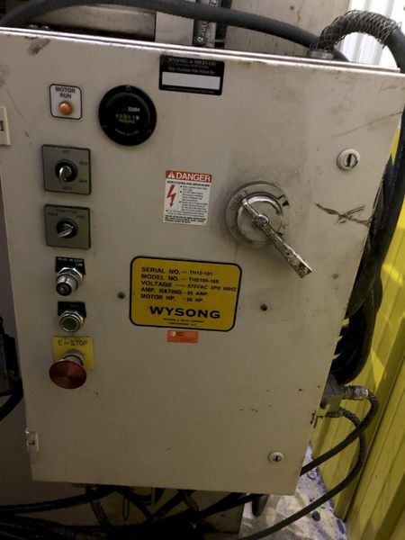 100 TON X 14' WYSONG MODEL THS100-168 HYDRAULIC PRESS BRAKE: STOCK #18666