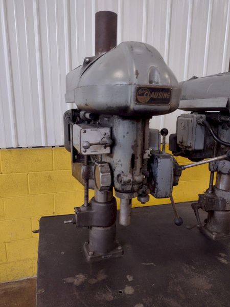 2 SPINDLE 20" ATLAS CLAUSING MODEL #1800 GANG DRILL WITH POWER FEED: STOCK #16676