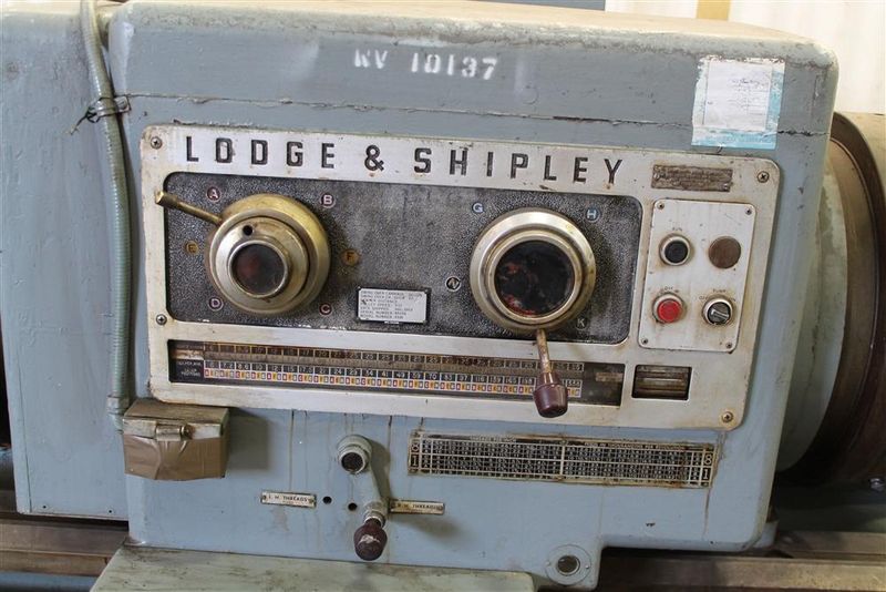 28" X 96" & 240" LODGE & SHIPLEY HOLLOW SPINDLE ENGINE LATHE, 12-5/8" HOLE: #10924