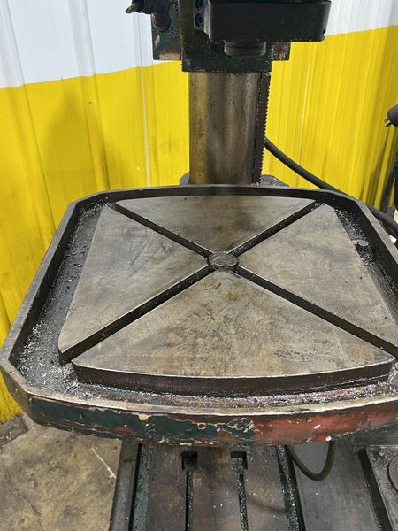 27" GRIZZLY MODEL #G0756 HEAVY DUTY DRILLING & TAPPING SINGLE SPINDLE DRILL:: STOCK 16885