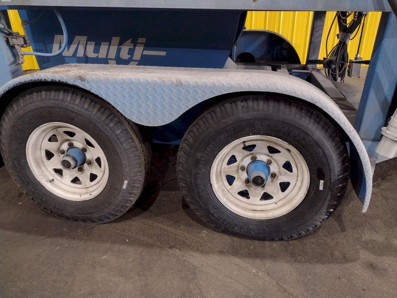 75 HP X 2 YARD MULTI-VAC MODEL #7500 MILLENIUM SERIES PORTABLE TRAILER MOUNTED VACUUM SYSTEM: ST