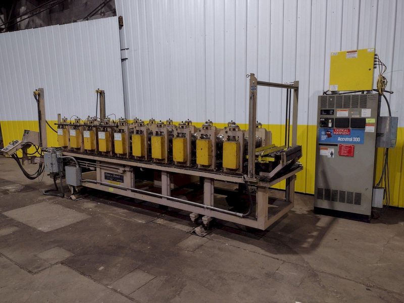 10 STAND X 2.5" X 21" KANE & ROACH MODEL #2ST-CRFM ADJUSTABLE WIDTH "C & Z PROFILE" ROLLFORMER: