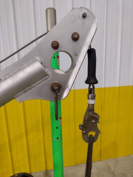 DBI SALA MODEL #8520867 Advanced Green Counterweight Cart CONFINED SPACE RESCUE: STOCK #20151