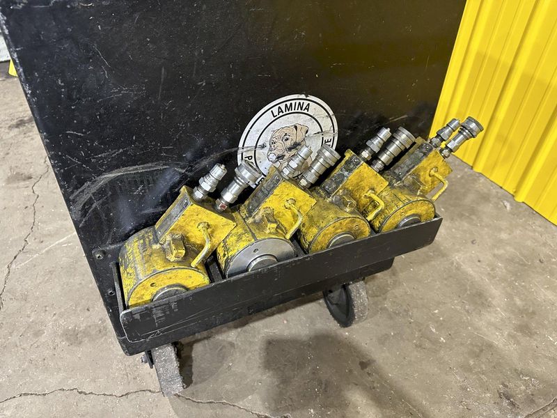 80,000 LBS ANCHOR-LAMINA 4-CYLINDER PORTABLE HYDRAULIC DIE SETTING & SEPARATING SYSTEM: STOCK #1