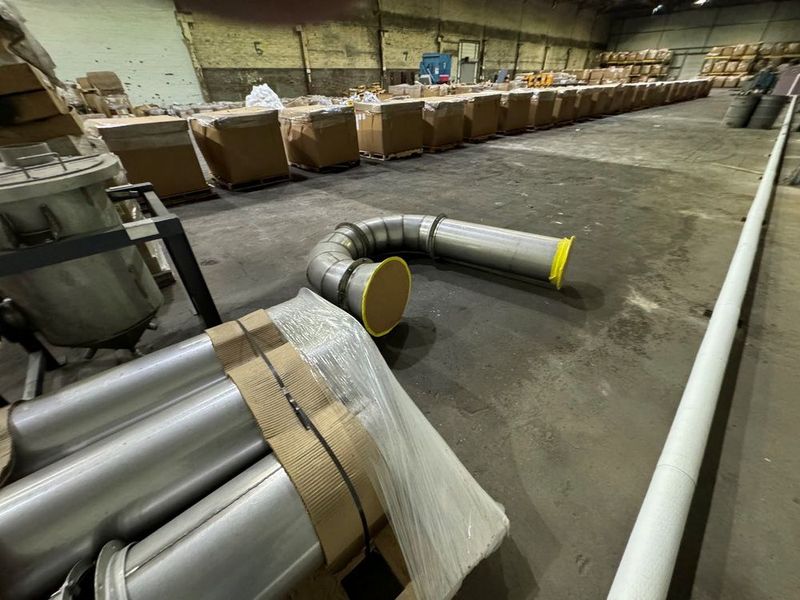 Direct-Fired Thermal Oxidizer (DFTO) with Hot Gas Quench & Venturi Scrubber