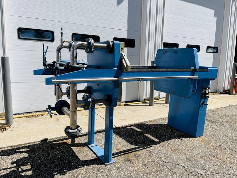 JWI J-Press, 3 Cubic Foot - 11 Plate Gasketed Hydraulic Filter Press - 630mm Plates